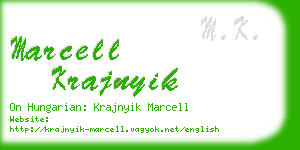 marcell krajnyik business card